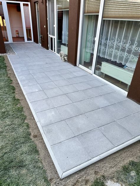 vizualizace dlažby na terase