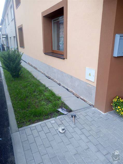 vizuální ukázka vaflového vzoru na soklu
