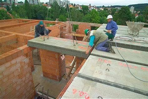 betonové stropní panely ilustrační obrázek