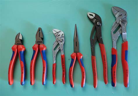 Knipex nabídka nářadí typů kleští