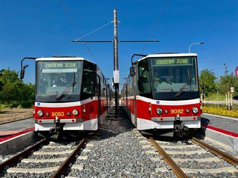 tramvajová trajektorie a promenády v NNŽ