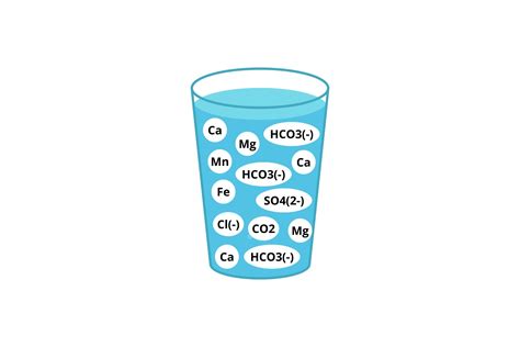 chemické složení minerálních vod infografika