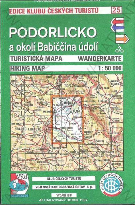 vizuální mapa Karlovského údolí a okolí
