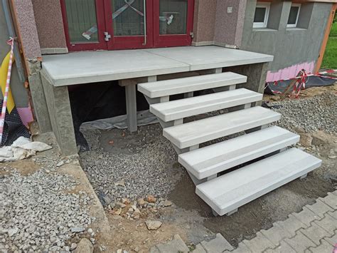 betonove schody vizualni schema