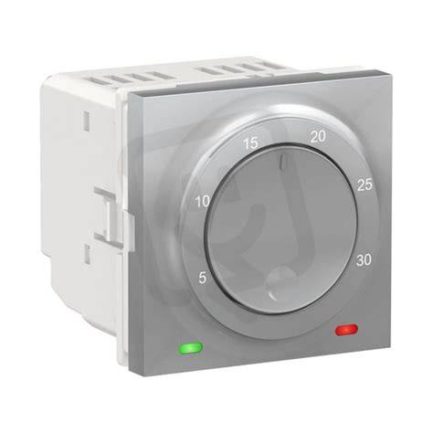 NU350130 prostorový termostat 2M v alu designu