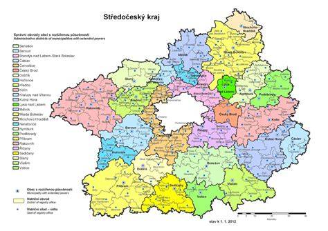 mapa stávajících stavebních úřadů Plzeňský kraj
