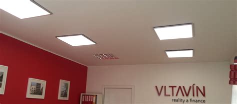 LED panely v podhledu rovnoměrné osvětlení