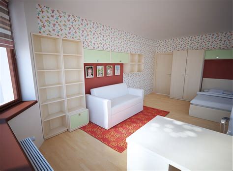 vizualizace větrání podlahy kupolovité výdutě