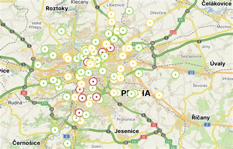 mapa bouracích prací a postupů