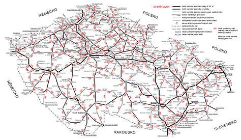 krušnohorské železniční projekty mapa