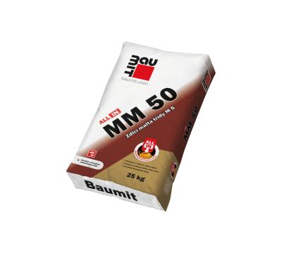 grafika ekologické suché směsi Baumit ALL IN