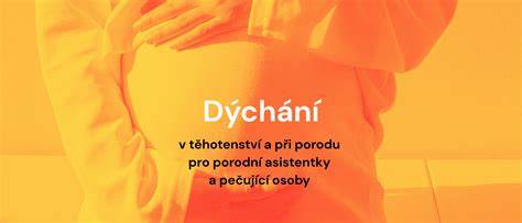 grafika k dýchání v těhotenství