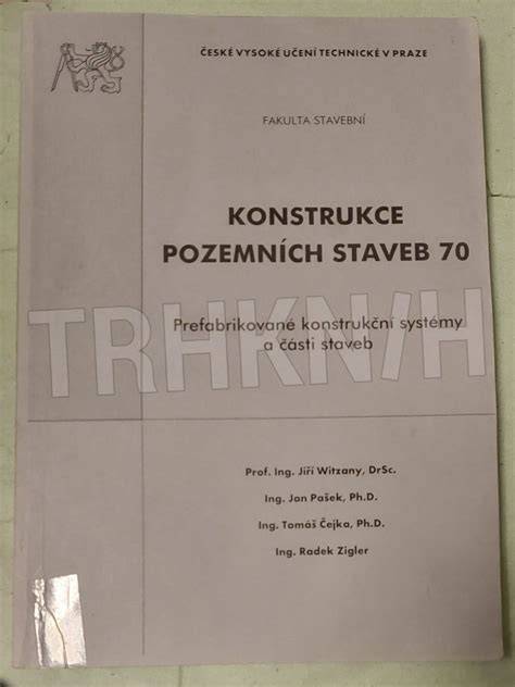 konstrukční systémy pozemních staveb vizuální přehled