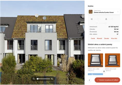 vizualizace rozmístění plastových lišt