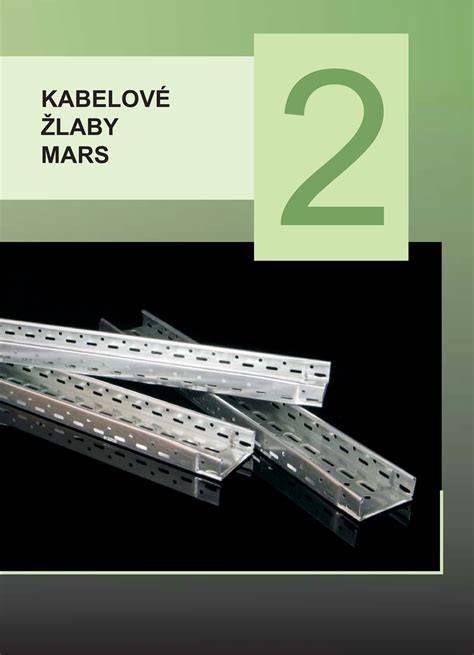 Kabelové žlaby vizualizace modulárního systému