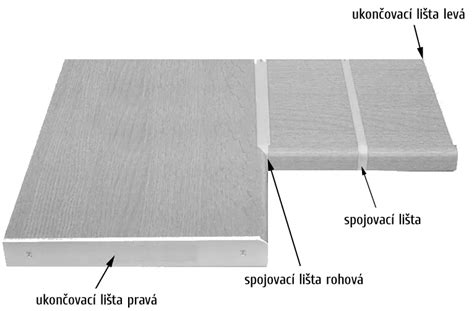 spojovací rohová lišta UNI PD obrázek technické specifikace