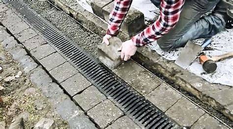 kroky instalace odvodňovacího žlabu
