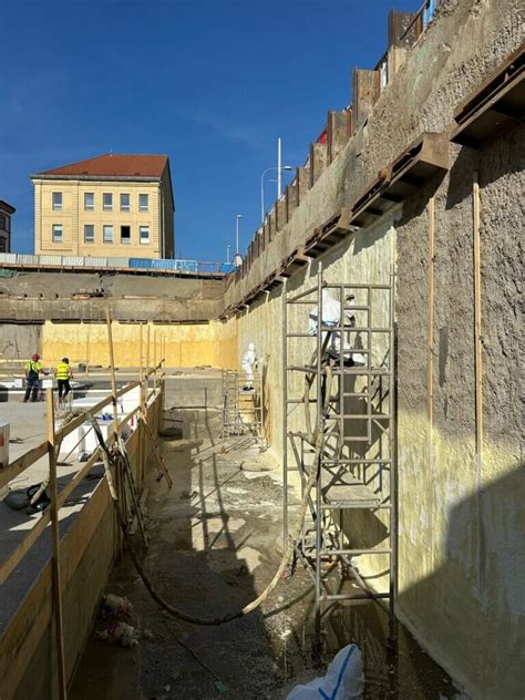 vizualizace vyrovnání podkladu a vrstvy stěrky