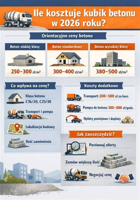 Infografika o poměrech suchého betonu