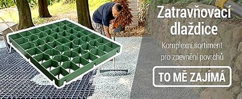 Montážní schéma zatravňovací dlažby