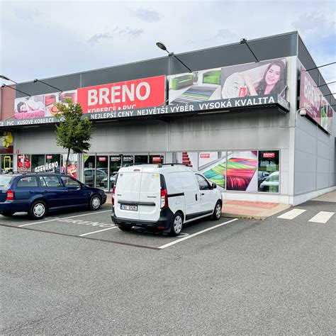 Koberce BRENO prodejny mapa