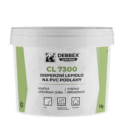 Disperzní lepidlo na PVC podlahy CL 7300 - aplikace a typy podkladů