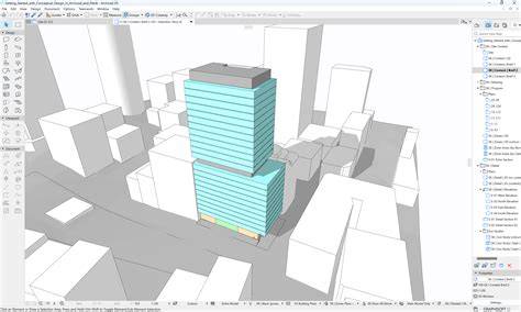 grafická mapa prvků Archicad a BIM