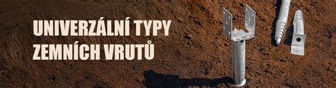 typy patky zemních vrutů