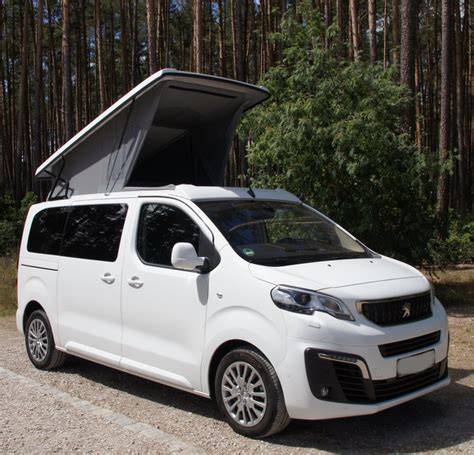 zvedací střecha ilustrace pro Peugeot Traveller