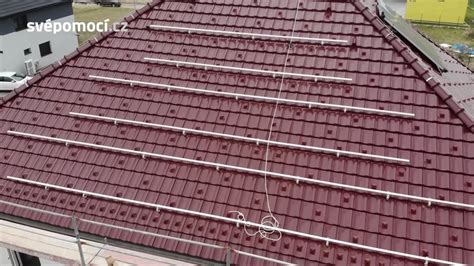 vizualizace bezpečnostního provedení pro PV na střeše