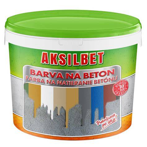 Barva na beton - ukázky barev a odstínů