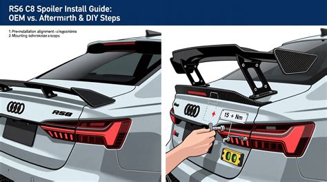 illustration of spoiler mounting steps