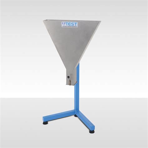 laboratorní testování betonu L-box a V-funnel