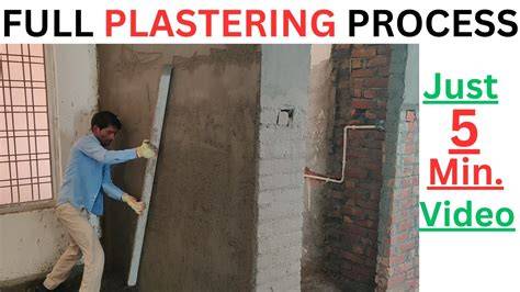illustration showing multi-layer plastering process