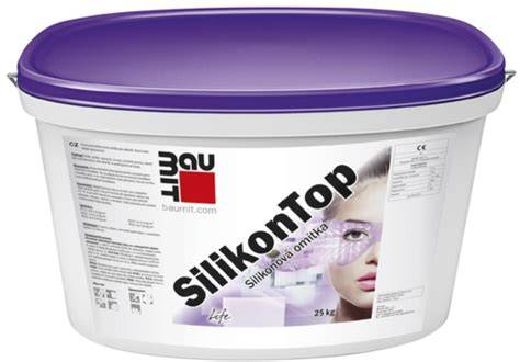 Baumit SilikonTop škrábaná omítka fasáda vzor