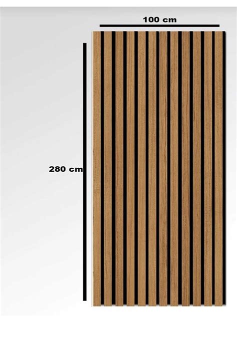 PVC zástěna teak dekor lamely detail