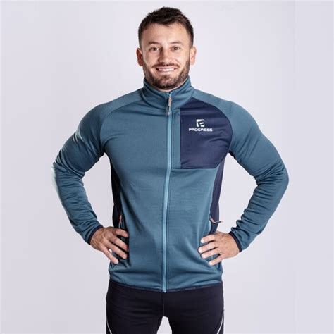 modrá běžecká rouška na zimní běh