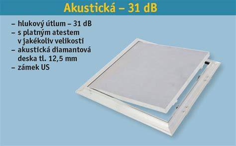 akustická dvířka do SDK 60x60 obrazek