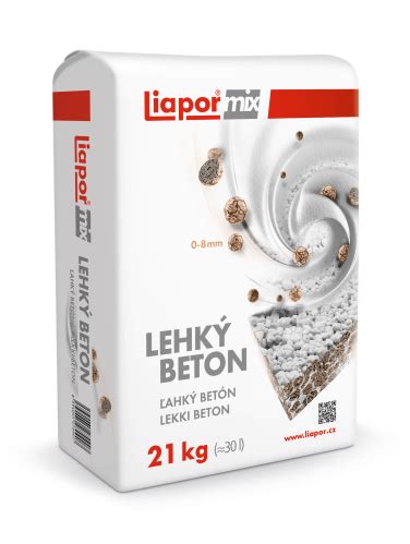grafika: lehký beton Liapor a jeho vlastnosti