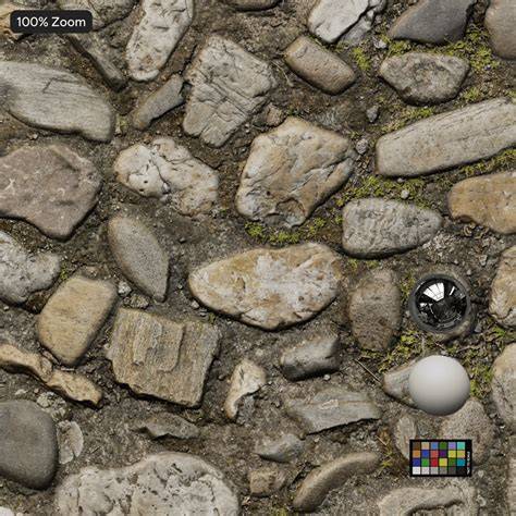kamenitá textura a světlý odstín dlažby