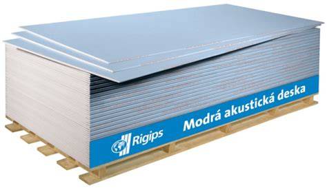 Modré akustické desky Rigips a jejich použití