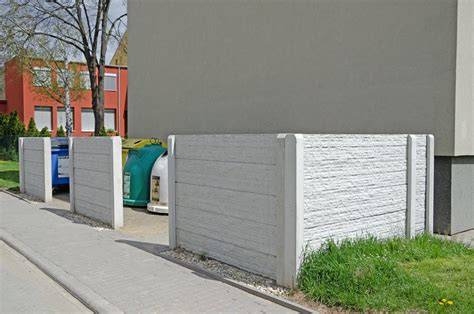 betonové plotové sloupky rohové a průběžné schéma