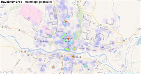 mapa prodejny Havlíčkův Brod