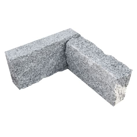 žulový obrubník šedý 100x20x20 cm vzhled a povrch