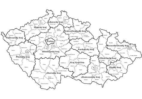 mapa geografií ČR pro zateplení