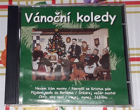 vinylni alba a koledy ilustrace