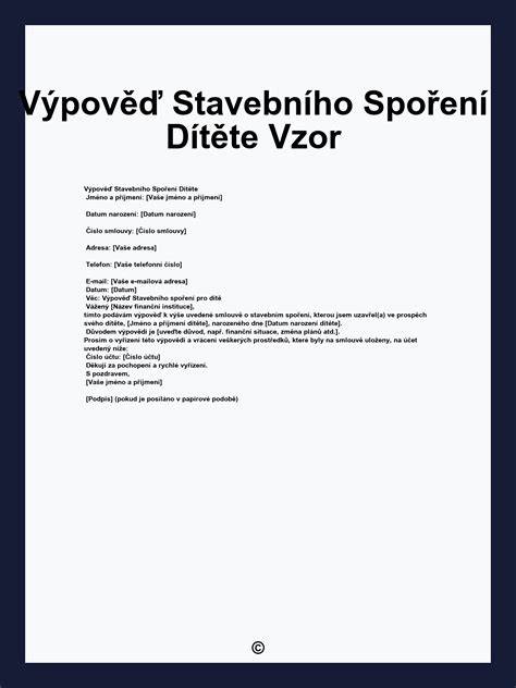 infografika: proces výpovědi stavebního spoření