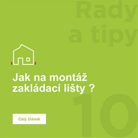 Zakládací lišty a jejich role
