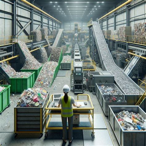 rekonstruovaná recyklační centra a infrastruktura