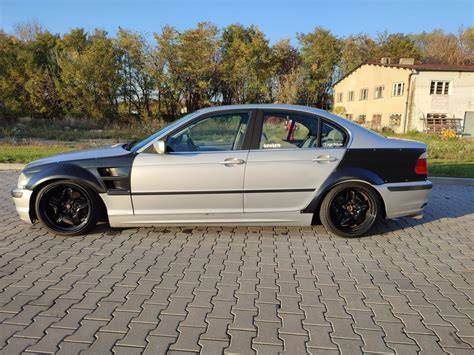 vizuální ukázka odtrhové hrany na BMW E46